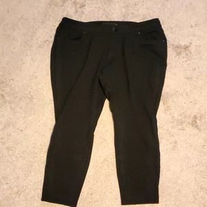 Torrid Black ponte pants 18XS